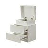 Multi-type Modern High Gloss Bedside Table Storage Drawer Nightstand Cabinet LED