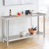 Stainless Steel Kitchen Work Top Bench Catering Table 47x24" Commercial 4x2ft