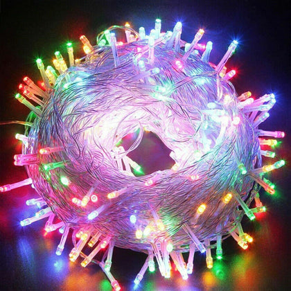 Mains Plug In Fairy String Lights 20M 200 LED Party Garden Wedding Dlgsbptk