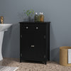 Bathroom Storage Cabinet Free Standing Bathroom Cabinet-Black