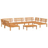 6 Piece Garden Pallet Sofa Set Solid Wood Acacia P3S6