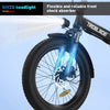 SHIMANO 20" Folding Electric Bike 36V 13Ah 250W City Ebike 15.5mph Fat Tire