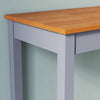 Solid Pine Wood Bar Dining Table and 2 Chairs Set Breakfast Kitchen Bistro Table
