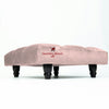 Square Coffee Table Chesterfield Upholstered Footstool Pouffe Foot Stool Seat