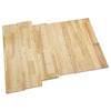 New Dining Table with Storage Cabinet Kitchen Table W/ Side Cupboard Wooden Desk