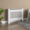 Small Medium Large Radiator Cover Vertical Slatted Grill Wooden Heating Cabinet