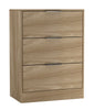 60/80cm Chest of 3 Drawers Compact Storage Bedside Cabinet Bedroom Furniture