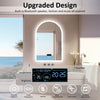 35.4x23.7in LED Bathroom Mirror Backlit Illuminate Wall Mirror Bluetooth Antifog