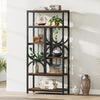 Tribesigns Bookshelf, Industrial 5-Tier Etagere Bookcase, 180cm Display Shelf
