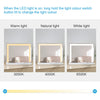 Large Vanity Mirror LED Light Hollywood Make Up For Dressing Table Stand Bedroom