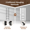 Over The Door Pantry Rack Adjustable Behind Door Organizer w/ 6 Metal Baskets