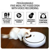 Lentek 5 Day Meal Automatic Pet Feeder Auto Dry and Wet Cat Dog Food Dispenser
