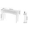 48'' Long Mirrored Console Table Crushed Diamond Vanity Table Offices Home Decor