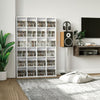 DVD CD Media Storage Rack, Video Display Unit, 89 x 130.5 cm, White