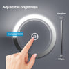 LED Bathroom Mirror Demister With Shaver Socket Bluetooth 70x50cm/60x80cm Touch