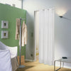 Internal Bi Folding Concertina Accordion Door PVC Sliding Divider Doors Bathroom