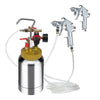 2L/0.5gal Spray Paint Pressure Pot Tank 1.8mm Nozzle Spray Gun Hoses Kit