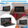 Wall-mounted Folding Workbench 2-in-1 Pegboard Tool Organizer Hanging Table