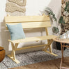 Rustic Wooden Garden Bench Outdoor Patio Yard Furniture 2 Seater Park Seat