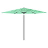 Bulliing Garden Parasol with Steel Green 288x288x225 ,Beach Parasol, R6G4