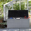 Storage Cabinet Indoor Outdoor Garden Steel Chest Box Tool Shed Patio Container
