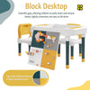 Kids Table and Chairs Set Childrens Furniture Activity Play and Building Bricks