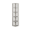 Nati Corner Bookcase – 5-Tier Freestanding Shelf Unit, 161cm High, 11 Colours