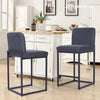 Bar Stools Counter Bar Stools with Backs Counter Stools Kitchen Bar Chairs 2Pcs