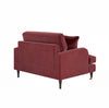 Velvet Loveseat Sofa Couch 2 Seater with Cushions