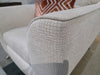 Dawson Ivory Basket Weave Armchair RRP £549