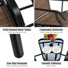 Garden Double Swing Glider Chair Rocking Chair Steel Swing Loveseat w/Table