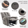 Electric Riser Recliner Chair Adjustable Bed Message Sofa Armchair w/ Cup Holder