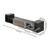 160cm Wall Mounted TV Cabinet Floating TV Unit TV Stand Cabinet for Living Room