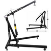 1 Ton 1000KG Trolley Engine Crane Stand Hoist lift Jack Hydraulic Folding Black