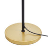 Halo Split Modern Bright LED Torchiere Floor Lamp for Offices Tall Standing Lamp
