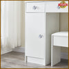 Dressing Table Vanity Set Stool Makeup LEDs Mirror w/Jewellery Organizer Drawers