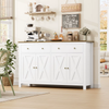 Sideboard Kitchen Storage Cabinet 4 Door 2 Drawer Large Unit Living Dining Rooms