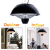 1500W/2000W Pendant Patio Ceiling Heater Hanging Electric Heater Indoor Outdoor