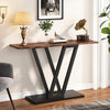 43 Inch Console Table Industrial Entryway Hallway Table