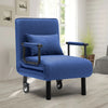 3-in-1 Recliner Chair Folding Single Sofa Bed Lounger Sleeper Chair Bed w/Pillow