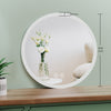 Illuminated Bathroom Mirror with LED Lights Wall Mounted Demister Round 60cm