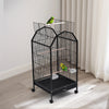 Large Bird Cage Pet Aviary Parrot Cage Cockatiel Budgie Feeding Stand with Perch