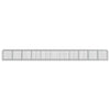 Gabion Basket with Cover 1100x100x100 Galvanised F0B1