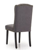 Dining Chairs Set of 2 Button Tufted Upholstered Dining Chairs with Wing Design
