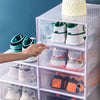 12PCS Shoe Storage Box Stackable Boxes Multipurpose Pack Sneaker Containers Bins