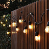 10/15/20/30M Garden Mains Powered Outdoor Light String LED Bulbs Festoon Party