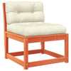 Camerina Garden Sofa with Cushions Wax Brown Solid Wood Pine,Garden R3S7
