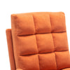 Upholstered Velvet Recliner Armchair Accent Chair Sofa w/ Footstool Padded Seat