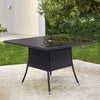 Rattan Coffee Table Bistro Balcony Garden Dining Coffee Table Patio Round/Square
