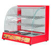 Counter Top Heated Hot Food Warmer Commercial Display Cabinet Pie Pizza Warming